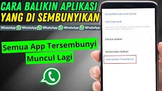 Cara Mengembalikan Aplikasi Android yang Disembunyikan