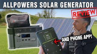 ALLPOWERS POWER STATION and SOLAR PANEL Combo - what's it like? portablepowerstation #solarpowerbank