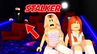 STALKER FOLLOWED US TO THE MOVIE THEATRE IN ROBLOX BROOKHAVEN!