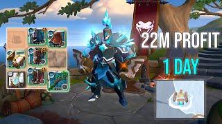 Build 4.1 Solo Static Dive t5  l fist of avalon l 22m profit 1 day l Albion Online