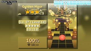 「Rolling Sky Remake 1.3.0r」Golden Hour | Lv. 27/Level 14  | MasterMonivin