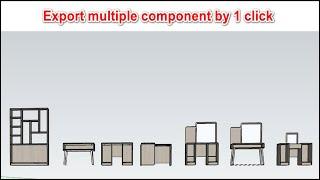 Export multiple component by 1 click