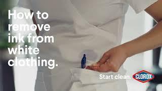 How to Remove Ink from White Clothing with Clorox