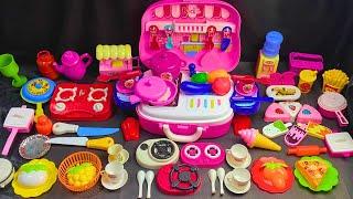 6 Minutes Satisfying with Unboxing Hello Kitty Modern Kitchen Set|ASMR Frozen Pink Mini Kitchen Sets