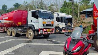 isuzu 360 vs SCANIA P360 สาวน้ำมันซิ่ง