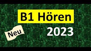 Goethe Zertifikat B1 Hören Modelltest mit Antworten am Ende || Vid - 142