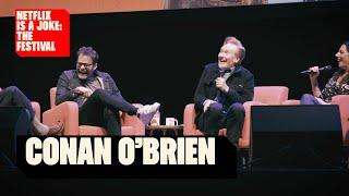 Conan O’Brien Makes Bill Hader Crack Up | Netflix Is A Joke: The Festival