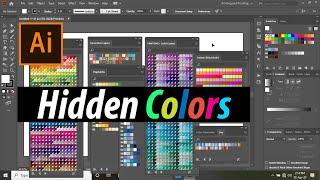 Where to Find More Colors in Illustrator cc | 1000s of Default Colors are available in illustrator