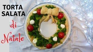 TORTA SALATA DI NATALE Ricetta facile e veloce- RICETTE DI GABRI Kitchen Brasita