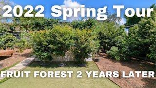 Spring Fruit Forest Garden Tour 2022