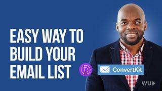 Divi Builder Tutorial - Build your list with Convertkit