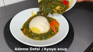 Ademe Detsi/ Ayoyo Soup With Eworkple | Recipe | Volta Style | Lovystouch |