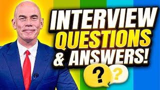 HOW TO ANSWER INTERVIEW QUESTIONS! (TOP 10 Job Interview Questions & Answers!) INTERVIEW TIPS!