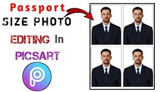 Passport Size Photo Edit In PicsArt In 2023 | How To Make Passport Size Photo In Android Phone 