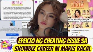 Epekto ng cheating issue sa showbiz career ni Maris Racal