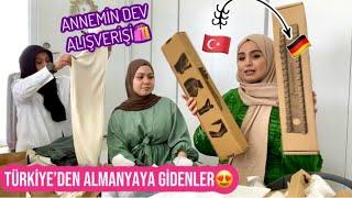 ANNEMİN DEV TÜRKİYE ALIŞVERİŞİ , ALMANYA’YA GİDENLER, 70 KG BAVUL DOLDURDUK