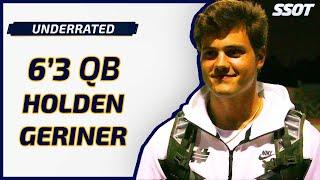 Auburn commit Holden Geriner is a Rising QB Prospect in the 2022 Class