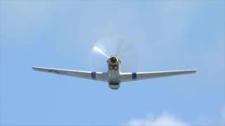 Tom Wood Aviation P-51 Indy 500 Flyover 2016