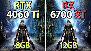 RX 6700 XT vs RTX 4060 Ti 8GB - Tested in 8 New Games