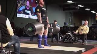 HAFTHOR "The Mountain" BJORNSSON sets world record in Elephant Bar Deadlift at 1,041 pounds