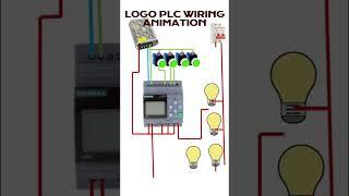 logo plc   wiring animation #shorts