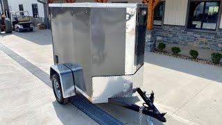 ITI Cargo 4x6' 2990# GVW Single Axle Enclosed Cargo Trailer