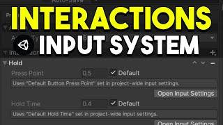 Input System Interactions Explained | Press, Hold, Tap, SlowTap, MultiTap - Unity