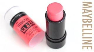 Maybelline Master Glaze Blush Stick Review & Swatches