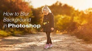 Blur Background in Photoshop - Shallow Depth of Field Effect