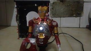 LETS MAKE IRON MAN | DIY |HAND CRAFTED |ALUMINIUM + CLAY MODEL |QTV