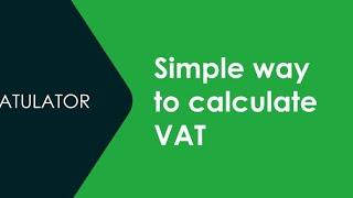 VAT Calculations | Vat Inclusive | Vat exclusive Basic Simple steps