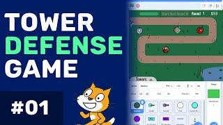 Scratch Tutorial: Tower Defense Game! (Ep. 1)