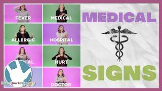 Learn How to Sign Medical Signs in ASL | Profession Signs