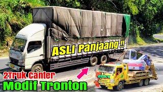 Truk Panjaang !! Canter Modif 10 Ban, Isuzu Giga Mboiss, Fuso Tronton Nanjak batununggul