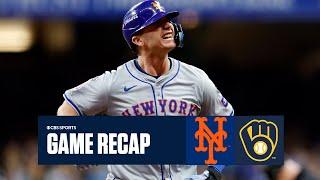 Pete Alonso POWERS Mets ninth inning COMEBACK to shock Brewers, move on to NLDS | Game Recap