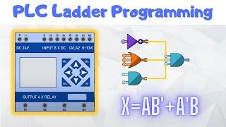 PLC ladder Programming # 3 | Boolean logic | XOR gate