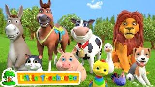 Animal Sound Song  Kindergarten Videos for Children | Cartoons Videos by Little treehouse