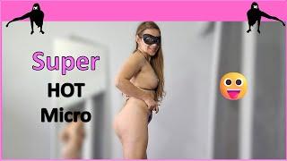 Micro  Bikini Teardrop i Try On Haul  With M