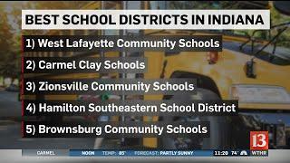 Best School Districts in Indiana