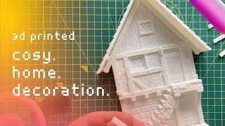 3D Printing Cosy Home Decoration - ASMR & Timelapse