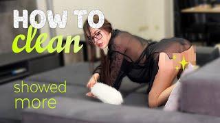 Transparent Sofa Cleaning Tips | Housewife Daily Routine 4K