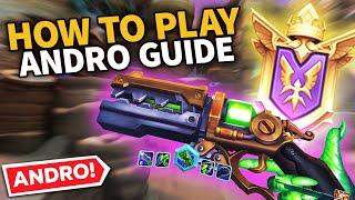 HOW TO PLAY ANDRO LIKE A PRO in ranked | Paladins Guide Androxus