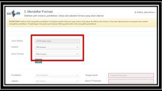 CARA MENGGANTI JENIS SELEKSI FORMASI PPPK CPNS ATAU PPPK NON GURU YANG TERKUNCI