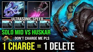 NEW OP MID HERO 1 Charge = 1 Delete Ultrasonic Speed with Khanda Moon Shard Spirit Breaker Dota 2