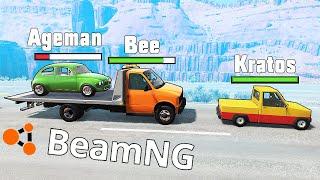 КОШКИ МЫШКИ В BEAMNG Мультиплеер НО МАШИНЫ ВЫБИРАЕТ НАМ РАНДОМ!