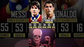 Who Is Better 2010 /11 Season   #fifa #ballondor #messi #ronaldo