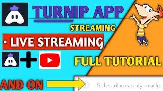 Expert guide: Turnip se live stream kaise kare | Subscriber mode 2024