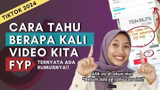 CARA MENGETAHUI VIDEO TIKTOK KITA MASUK FYP | CARA CEK VIDEO TIKTOK MASUK FYP ATAU TIDAK (CARA BARU)