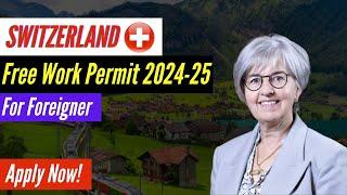 Free Work Visa in Switzerland for Foreign Nationals 2024: A Complete Guide to Requirements: No Ielts