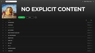 HOW TO FIND CLEAR VERSION OF EXPLICIT CONTENT SONG ON SPOTIFY!! DESKTOP